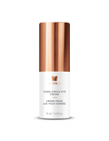 Vivier Dark Circle Eye Cream in sleek white and silver tube, designed to reduce puffiness and brighten under-eye area.
