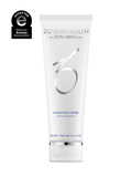 Jar of ZO Skin Health Hydrating Crème, a rich moisturizer designed to soothe dry, irritated, and sensitive skin while restoring hydration and barrier function.