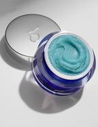Open jar of ZO Skin Health Exfoliating Polish, a vitamin C-infused facial scrub with ultra-fine magnesium crystals to brighten and smooth skin texture.